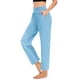 thumbnail image 2 of TaTaai Women's Loose Fit Yoga Pants with Pockets High Waist Stretchy Long Pants Casual Athletic Lounge Bottoms Tummy Control Non See Through Relaxed Fit Gift, 2 of 7