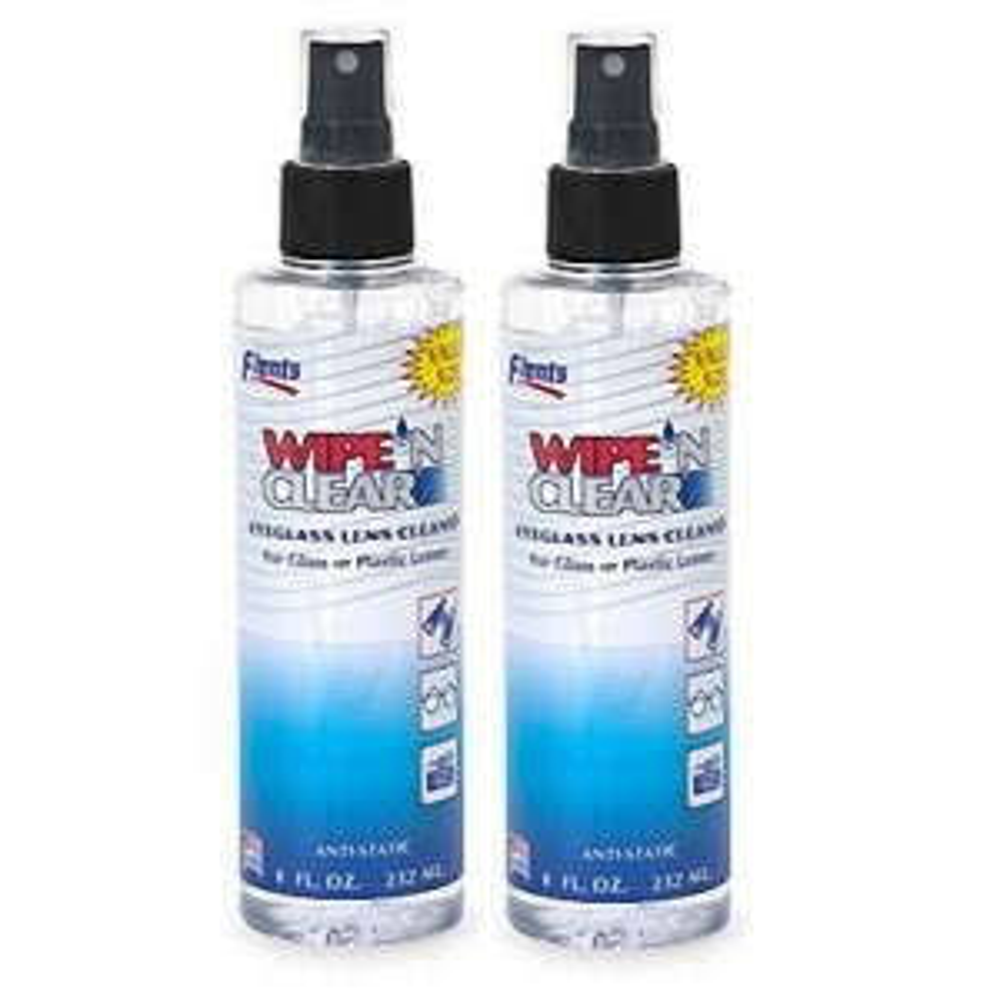 Flents Wipe 'N Clear Eyeglass Lens Cleaner 8 fl oz pack of 2 Walmart