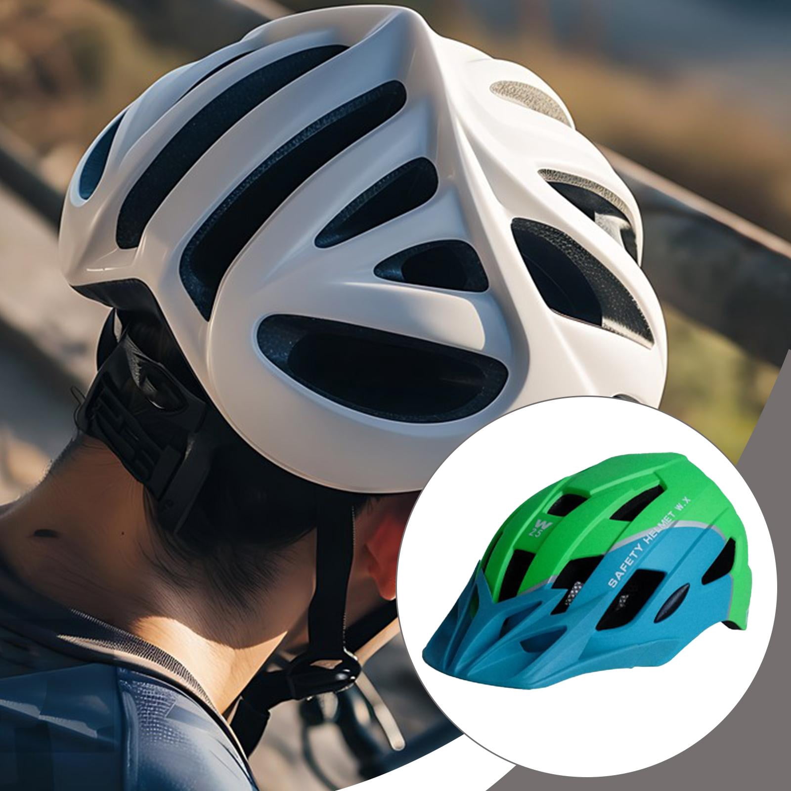 DimyFew Adjustable and Comfortable Bicycle Helmet for Daily Commuting, Cycling Equipment Green Blue