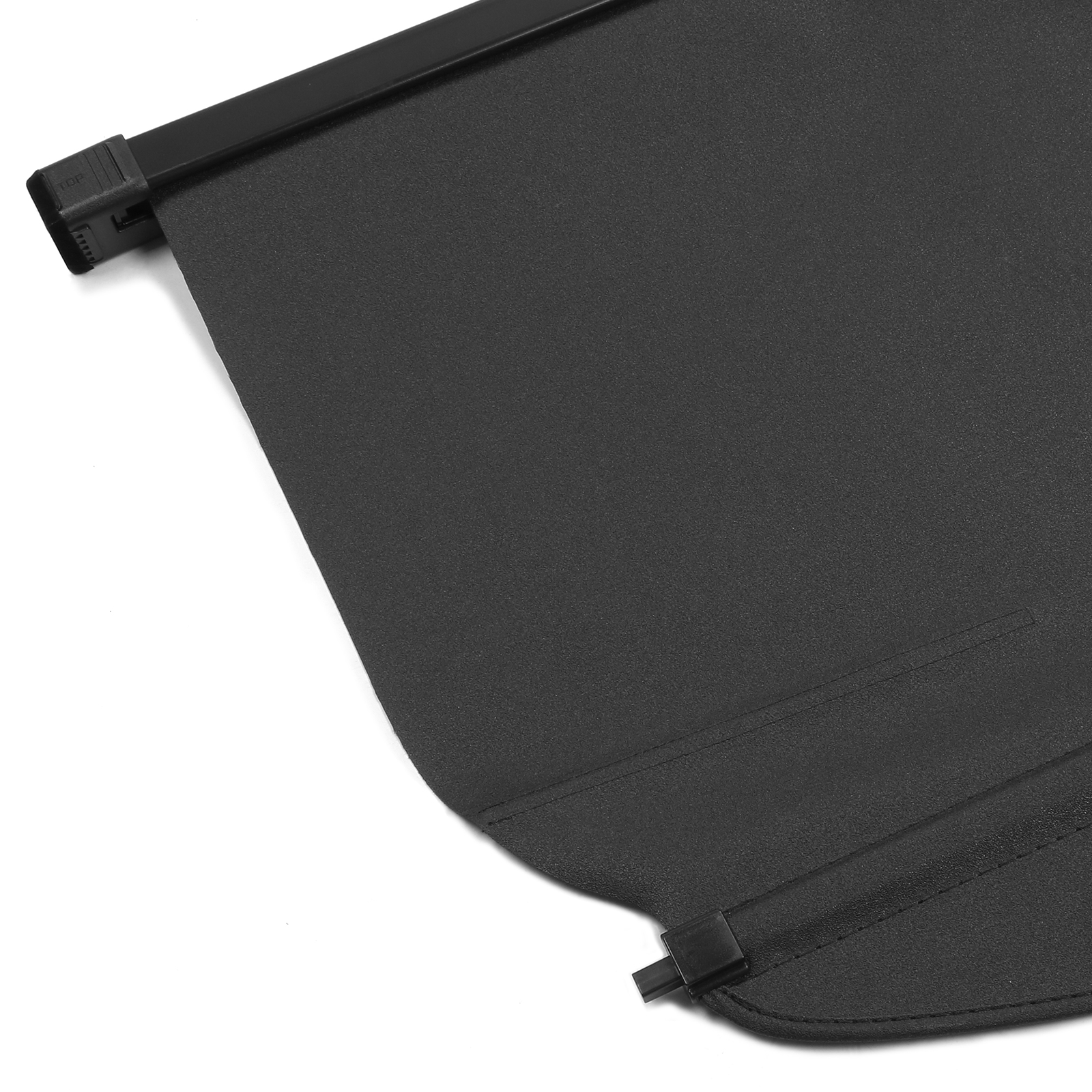 Cubierta de carga Ikon Motorsports compatible con Kia Niro 2017-2022 todos los modelos, varilla de PVC y aluminio, cubierta trasera de seguridad retráctil 7