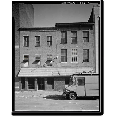 Historic Print, 607-609 C Street (Commercial Building), Washington, District of Columbia, DC, 18" x 24"