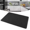 thumbnail image 1 of Silicone Dish Drying Mat, Heat Resistant, Flexible, Tabletop  with Wide Raised Lines, High Temperature Resistance, 1 of 7