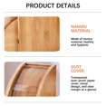 thumbnail image 6 of Coffee Filter Holder Fan Shape Coffee Paper Storage Rack Coffee Filter Paper Container Wooden Stand Organizer, 6 of 8