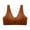 Brown, variant on nerohusy Front Closure Bra for Seniors,Bra for Older Women Front Closure,Women's Wireless Posture Bra Smooth Back No Underwire Comfort Push up Bra,Brown,L