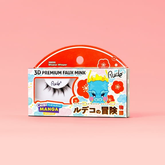 RUDE COSMETICS Chibi Manga 3D Premium Faux Mink Lashes