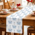 thumbnail image 5 of Table Runners 72 Inches Long Dress Scarves, Blue Palm Trees Farmhouse Kitchen/Dining Table Decor Table Runner, Coffee Tablerunners, Tropical Summer Beach Botanical 13x72 Inch, 5 of 9