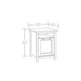 thumbnail image 4 of Better Homes & Gardens Modern Farmhouse USB Side Table, Black Finish, 4 of 13