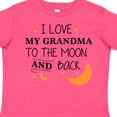 thumbnail image 4 of Inktastic I Love My Grandma to the Moon and Back Boys or Girls Toddler T-Shirt, 4 of 5