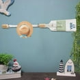 thumbnail image 1 of Gancho de Pared Mediterráneo Perchero de Madera Remo Gancho para Abrigos Organizador Multifunción Decoración Náutica Adecuado para Pasillo Baño Hogar Verde, 1 of 8