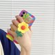 thumbnail image 4 of Correa de muñeca con forma de flor amarilla pequeña adecuada para iPhone 14, Pro Max, Apple 13, cordón de silicona para teléfono móvil, marea femenina, 4 of 6