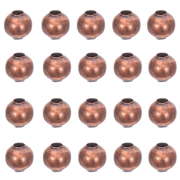 300 cuentas espaciadoras: cuentas metálicas con agujero de 1,5 mm para hacer joyas. Espaciador redondo para pulseras, collares y pendientes.