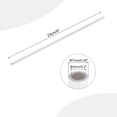 thumbnail image 2 of Uxcell Rigid Round Pipe 5mm ID 7mm OD 9" Length White High Impact, 2 of 6