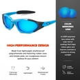 thumbnail image 7 of Youth Sports Polarized Sunglasses for Boys Kids Teens Age 8-16 Baseball Cycling Running Glasses, 7 of 7