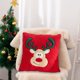 thumbnail image 5 of Cojín de Navidad Ganfancp Algodón Terciopelo Bordado 1X Funda de Almohada, 5 of 6