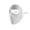 Gray, variant on Women's Breathable Full Face Sun Protection Mask Summer Casual Solid Adjustable Earhook UV Protection Face Cover for Outdoor Activities Wear Gray