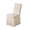 White, variant on Lenkho Stretch Ruffled Tiered Skirt Dining Chair Slipcover, Bubble Textured Universal Chair Cover, Elastic Full‑Wrap Removable Chair Protector for Dining Room, Banquet, Home Party