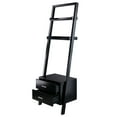 thumbnail image 2 of Winsome Wood Bellamy Leaning Shelf with Storage, Black Finish, 2 of 10