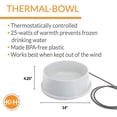 thumbnail image 2 of K&H Pet Products Thermal-Bowl 1.5 Gallons, 2 of 8
