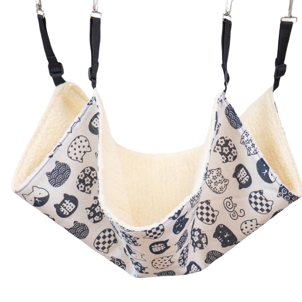 Cat Hanging Hammock, 14'/19'/23' Pet Comfortable Bed, Pet Cage Hammocks for Cats Ferret Small Dogs Rabbits Other Small Animals