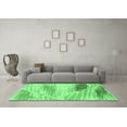 thumbnail image 3 of Ahgly Company Indoor Rectangle Abstract Emerald Green Modern Area Rugs, 2' x 4', 3 of 4