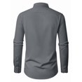 thumbnail image 6 of sogami Mens Wrinkle Free Dress Shirts Stretch Business Button Up Formal Shirt, 6 of 7