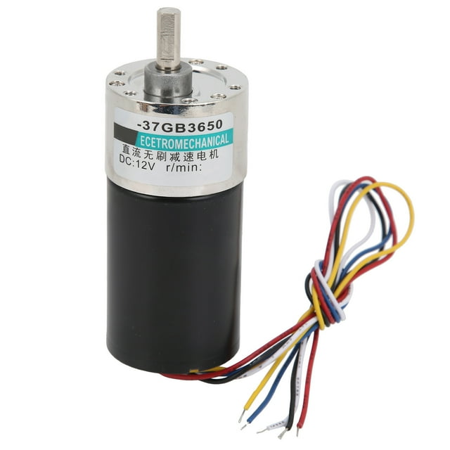 Motor Sin Escobillas, Motor Reductor De Velocidad Sin Escobillas Motor De Baja Velocidad Motor Sin Escobillas CC Motor Sin Escobillas DC12V Motor Reductor Sin Escobillas Para OTVIAP 300 rpm/min