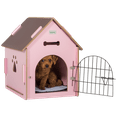 Allieroo Dog House Crate Wooden Kennel Indoor Condo for Small Dogs Cats