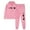 Pink, variant on hotojiny Women's Valentine's Day 2 Piece Sweatsuit Outfits Hoodies Long Sleeve Sweatshirts with Running Joggers Long Pants