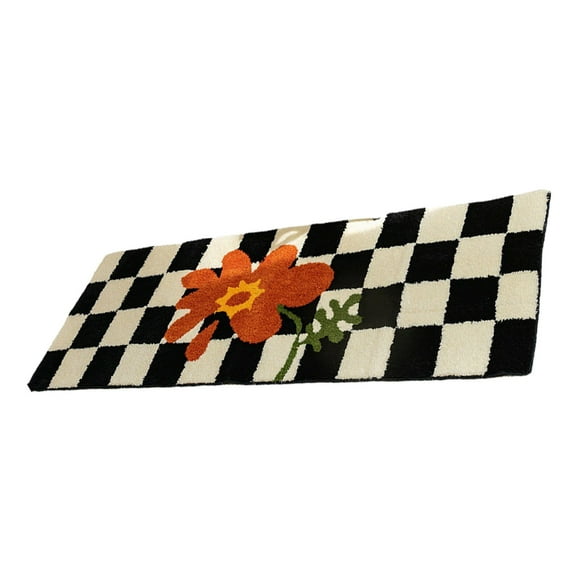 Room Runner Rug,Runner Rug Black White Runner Carpet Runner Mat Exceptional Value