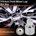 thumbnail image 2 of Tuerca de bloqueo de llanta 315 para Mercedes-Benz, herramienta de extracción de llave de bloqueo de llanta antirrobo 1 Pc, 2 of 6