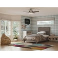 thumbnail image 2 of AirPro 52 in. Matte Black 5-Blade AC Motor Transitional Ceiling Fan with Light, 2 of 11