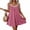 Dark Pink, variant on Womens Nightgown Bamboo Viscose Night gown V Neck Lace Sleepwear Sleeveless Chemise Women' nightgowns & sleepshirts