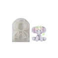thumbnail image 3 of Cartoon Monkey Lion-Bunny Elephant Giraffe-Silicone Sugarcraft-Mold Resin Cupcake Baking Fondant Cake Decorating Tool, 3 of 11