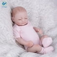 thumbnail image 7 of Deago Reborn Newborn Baby Realike Doll Handmade Lifelike Silicone Vinyl Weighted Alive Lovely Cute Doll Gifts 11", 7 of 7