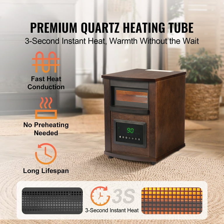 Infrared Space Heater Trustech Electric Space Heater, Wall Mounted