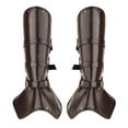 thumbnail image 2 of Leg Guard Cosplay Costume Halloween Metal Rivets Decor Wearable Adjustable Shoes, 2 of 10