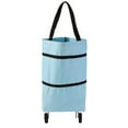 thumbnail image 4 of Chariot de Courses Pliable Vert avec Capacité de Charge de 10kg - Portable, Robuste et Polyvalent pour Courses, Rangement à Domicile et Usage Quotidien - Design Compact Pliable pour un Rangement et un Transport Faciles, 4 of 6