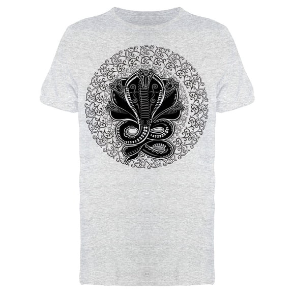 Graphic Snake Tattoo Cobra Tee Men's -Image by Shutterstock