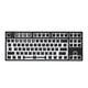 thumbnail image 2 of Kit de teclado mecánico de perfil bajo con LED RGB y 87 teclas para ordenador portátil Negro, 2 of 7