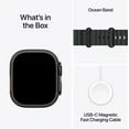 thumbnail image 5 of Restored Apple Watch Ultra 3 - GPS + Cellular - 49mm Natural Titanium Case with Black Ocean Band, 5 of 5