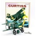 thumbnail image 2 of Benjamin International Curtiss Model Plane - 7 inches - Green - MS 454 - Wheels - Curtiss Model Plane, 2 of 3