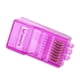 thumbnail image 4 of Extremos , 100-PACK /a / Conector , ado de cable púrpura perfke Conectores LAN Ethernet, 4 of 9