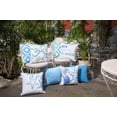 thumbnail image 3 of Blue and White Coral Marine Throw Pillow, 3 of 3