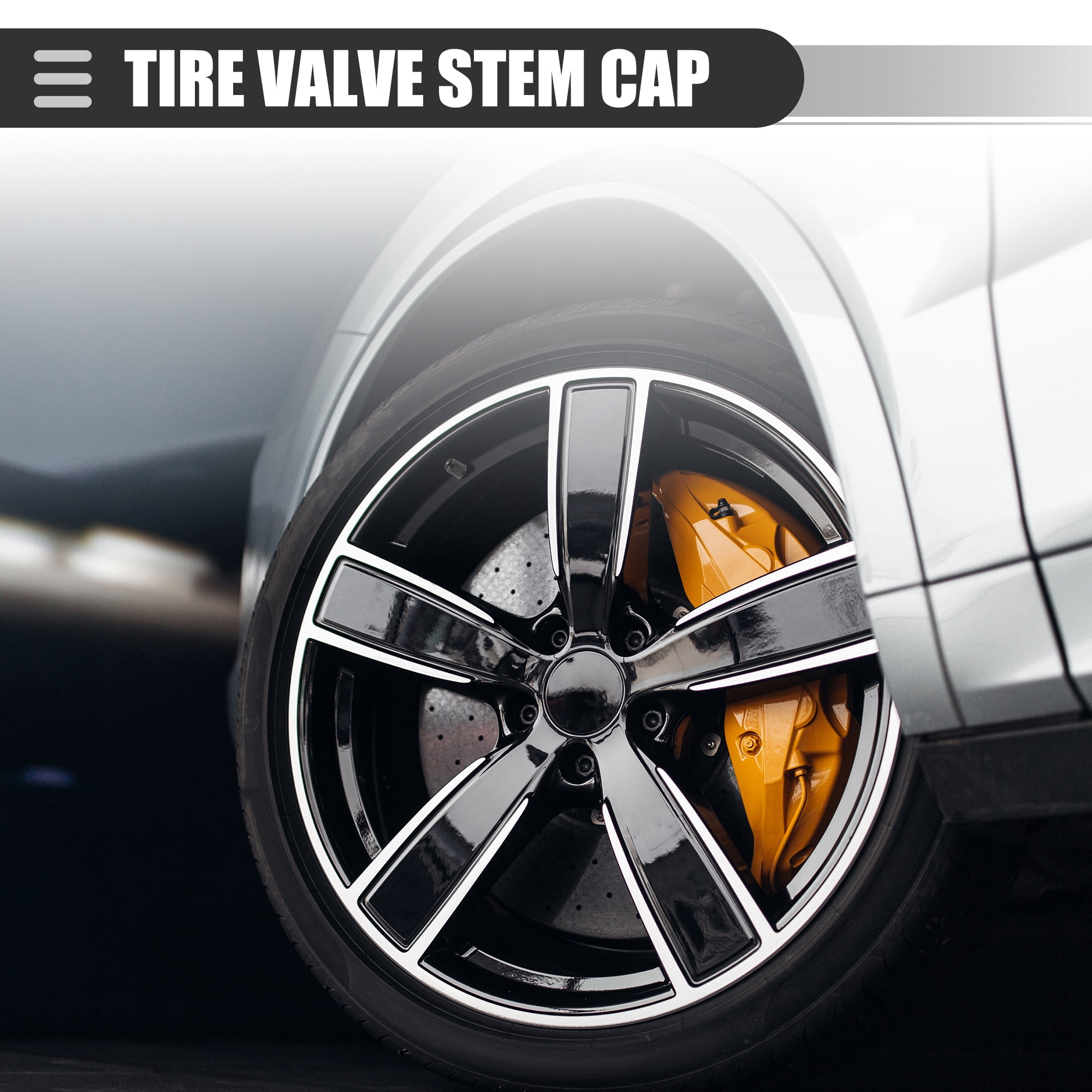 Unique Bargains Universal Car Tire Valve Stem Caps for Cars SUVs Bikes Trucks 500