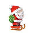 thumbnail image 3 of Rompecabezas de papel 3D, rompecabezas de ensamblaje DIY de animales, regalos de Navidad para amantes de los animales, 3 of 6