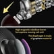 thumbnail image 3 of Auriculares de música de 3,5 mm con graves profundos en la oreja Auriculares deportivos con cable y micrófono (rojo) Likrtyny  Para estrenar, 3 of 4