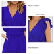 thumbnail image 3 of Mono sin mangas NikouMX cuello en V para mujer S M L XL XXL, 3 of 7