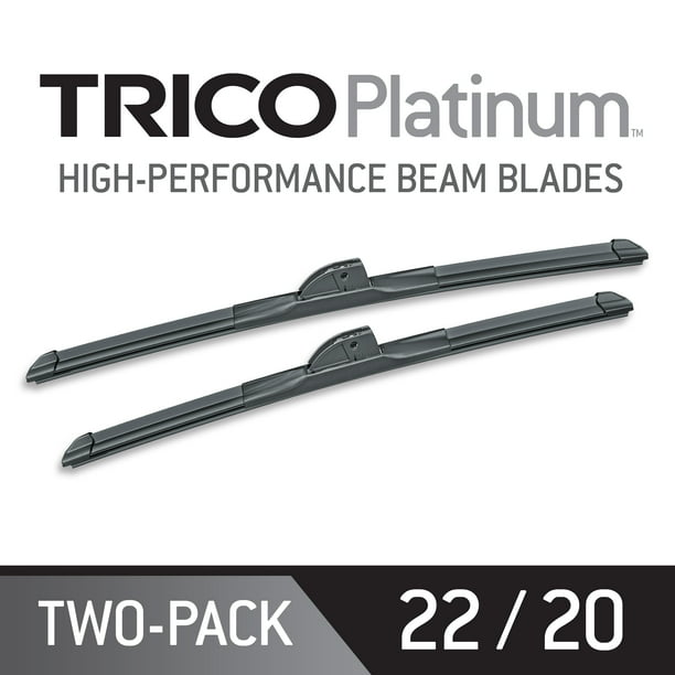 TRICO Diamond 2 Pack, 22" and 20" High Performance Replacement