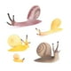 thumbnail image 1 of Set de figuras de caracol realista de PVC, 4 piezas, para niños mayores de 3 años, 1 of 3