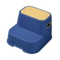 thumbnail image 2 of Milaget Double up Toddlers Step Stool Anti Slip Lightweight Step Stool for Bathroom Sink blue, 2 of 9